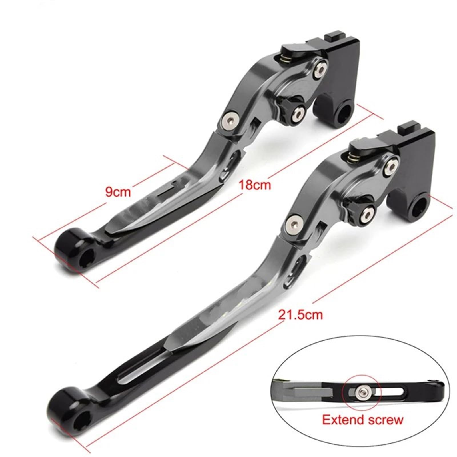 Maneta Embrague Freno Moto para BMW para F900XR para F900R 2020-2024 Accesorios De Motocicleta Palancas De Embrague De Freno Extensibles Plegables Ajustables CNC Embrague Juego Palancas(F)
