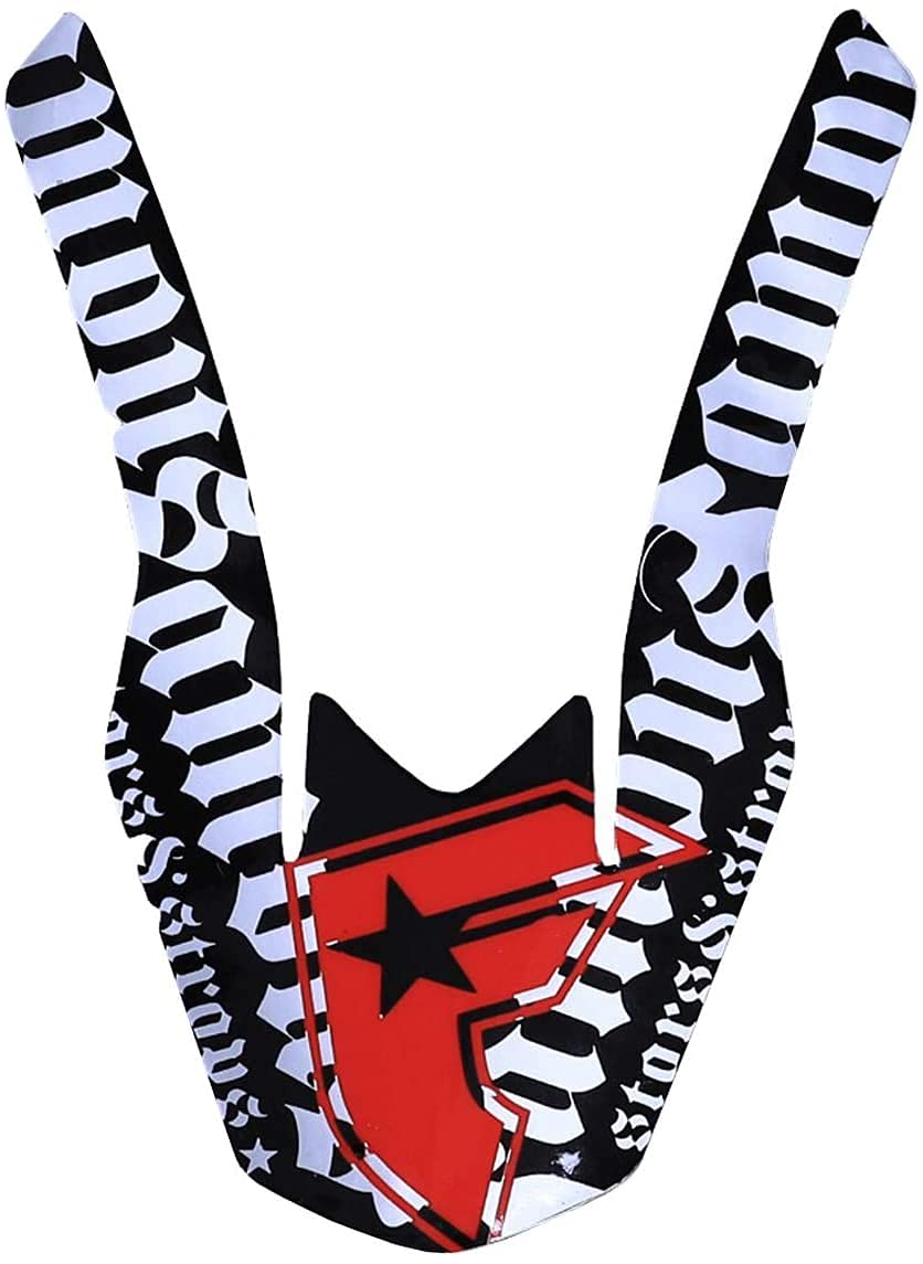 Black Decal Graphics Kit For Honda CRF50 XR50 & SSR 70-125cc Dirt Bikes - 7 Piece Set