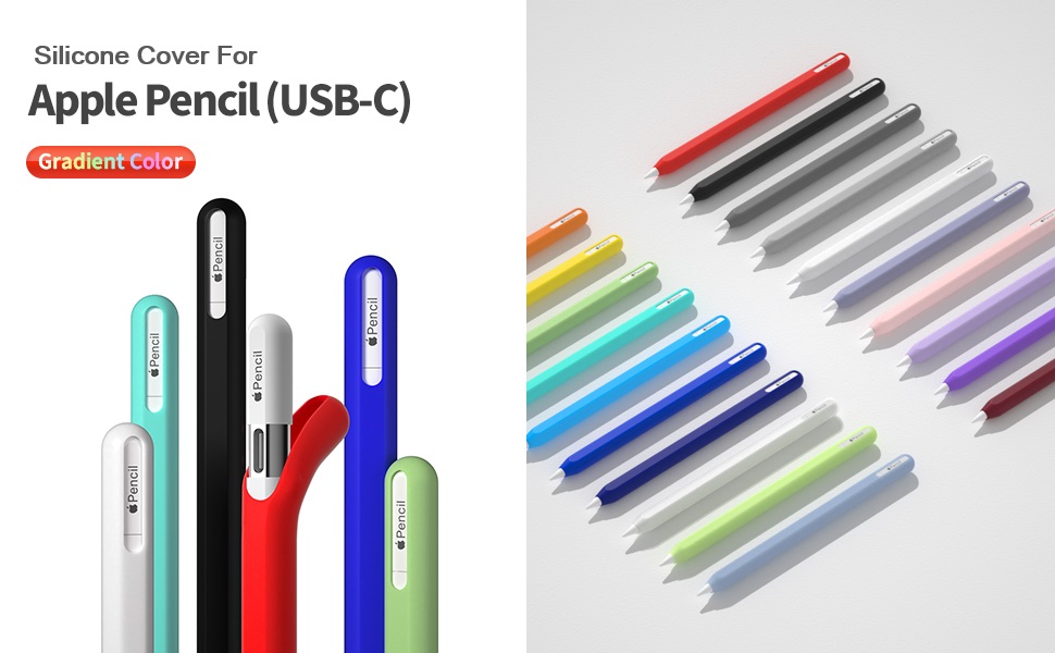 Oboe Silicone Cover Pencil Case Sleeve Compatible with Apple