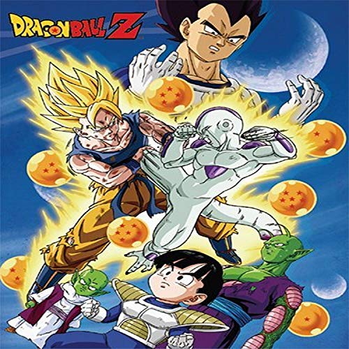 Great Eastern Entertainment Co. Gran Entretenimiento Oriental Dragon Ball z Grupo con Sky Manta de sublimación, algodón