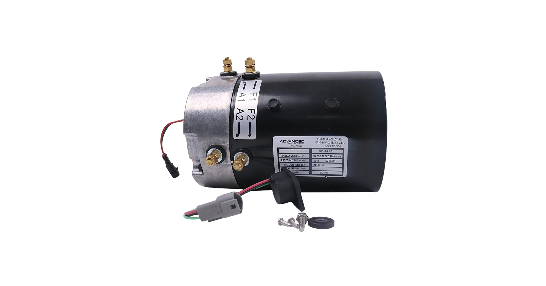 Kzmzです。③ ZQS48-3.8-T | 48V 3.8kW Separately Exciting Type AMD KDS DC