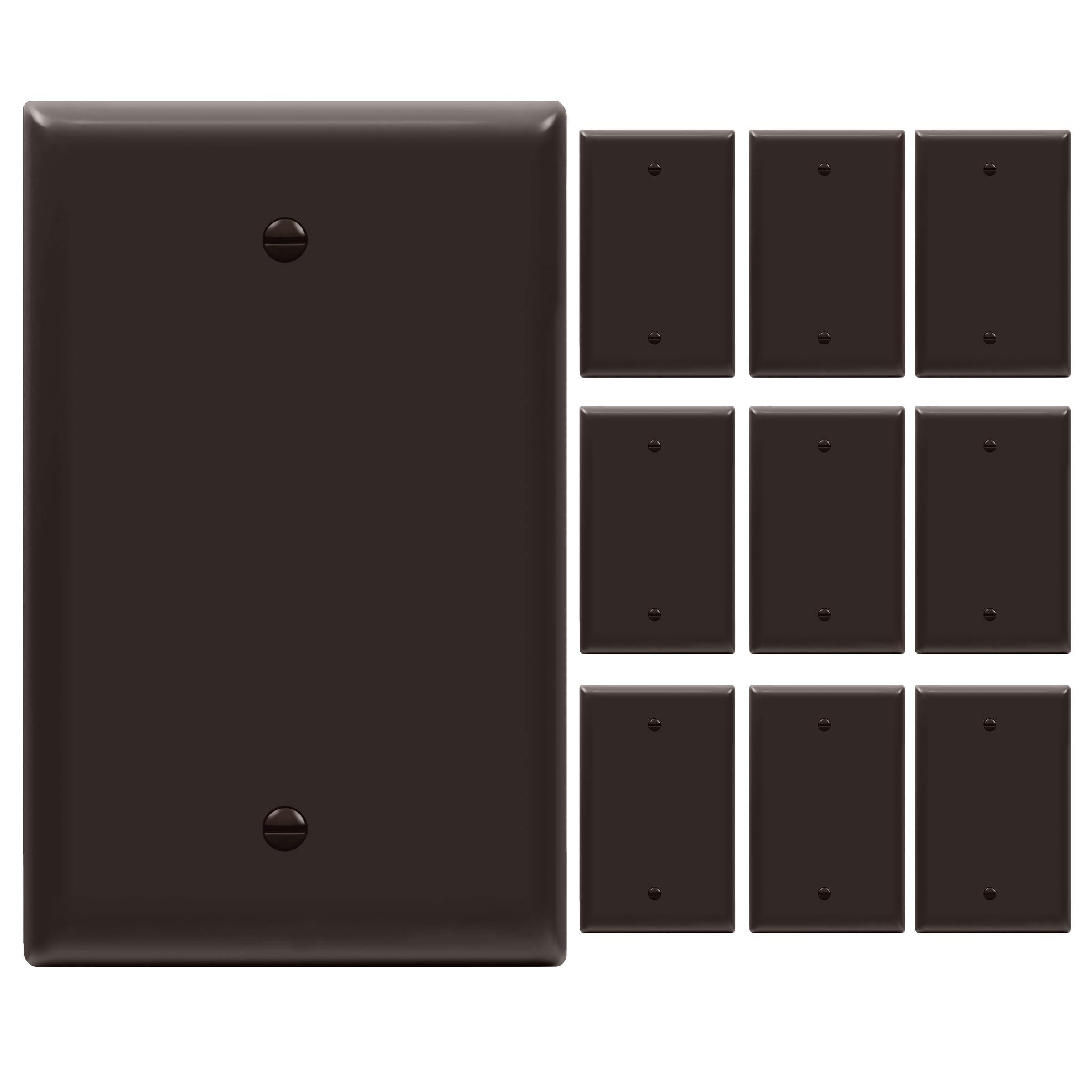 ENERLITES Decorator 8831O-BR-10 Plaques Murales Pour