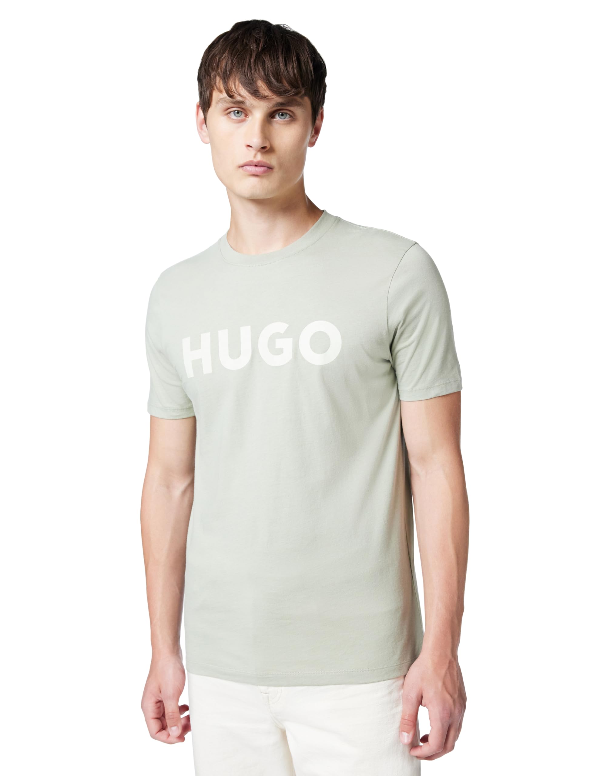 Hugo Men's T-Shirt, Light/Pastel Green 337, XL