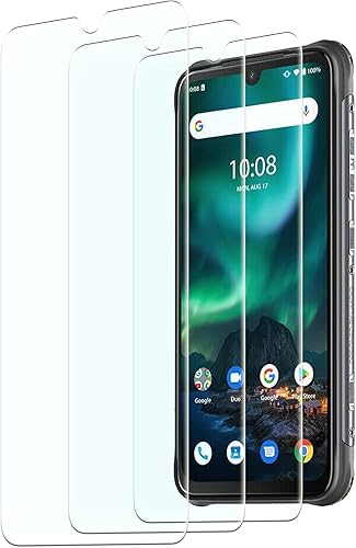 Protector de pantalla para UMIDIGI BISON (3 unidades), fácil de instalar, antiarañazos, antihuellas, antiburbujas, vidrio templado HD, compatible