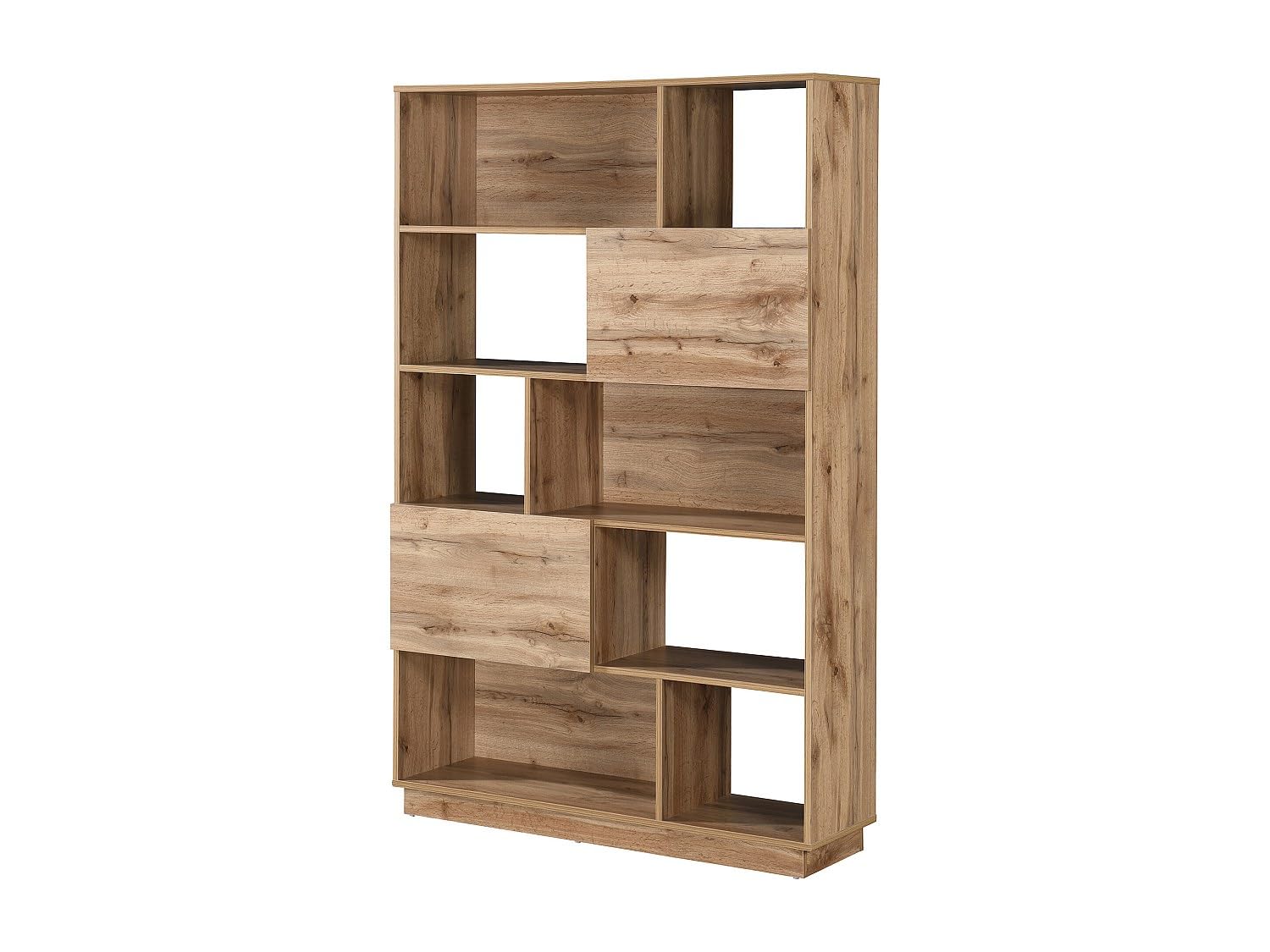 Venta-única - Biblioteca con 2 Puertas y 8 nichos - Natural - CEVANIA