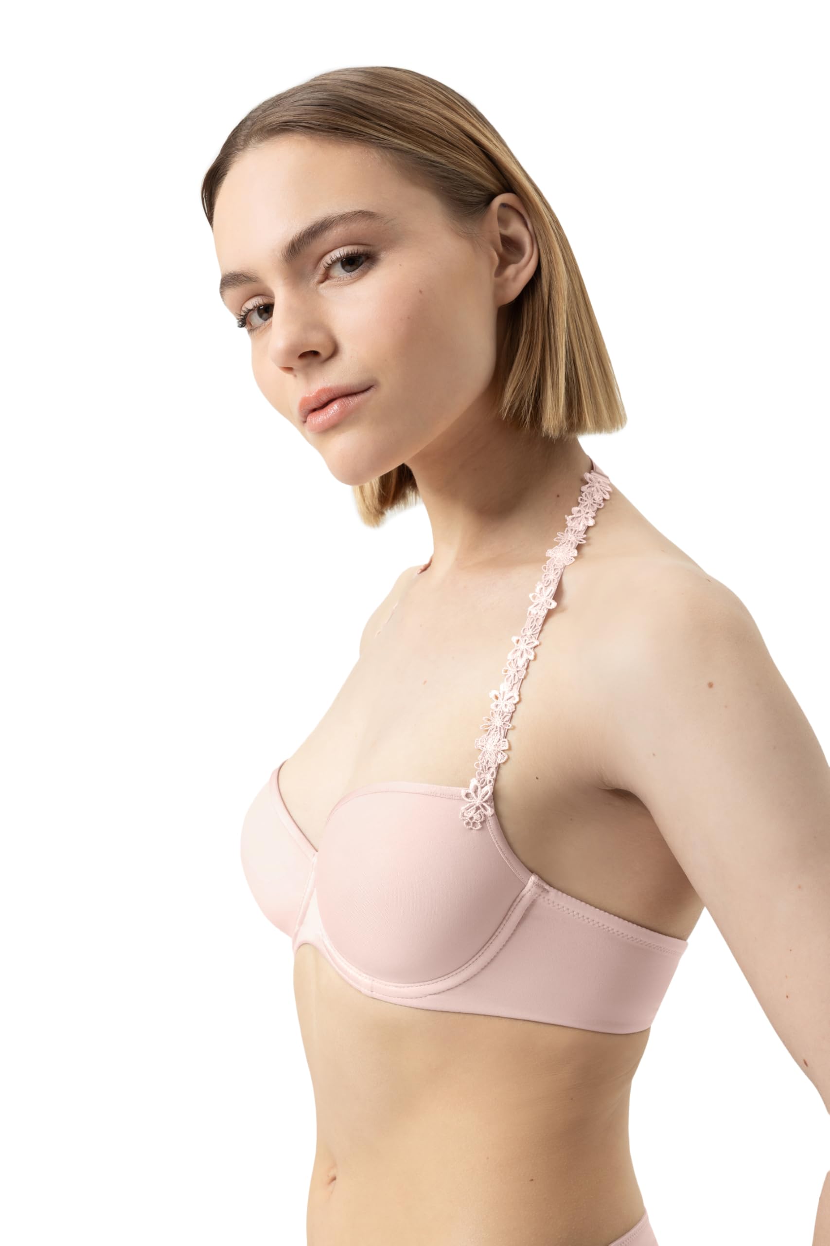 Mey Damen Spacer-BH: Cup, 3D-Material, Full Cup, Atmungsaktiv, Mit Bügel, Multicolor-Trägerstickerei, Serie Pretty Joan