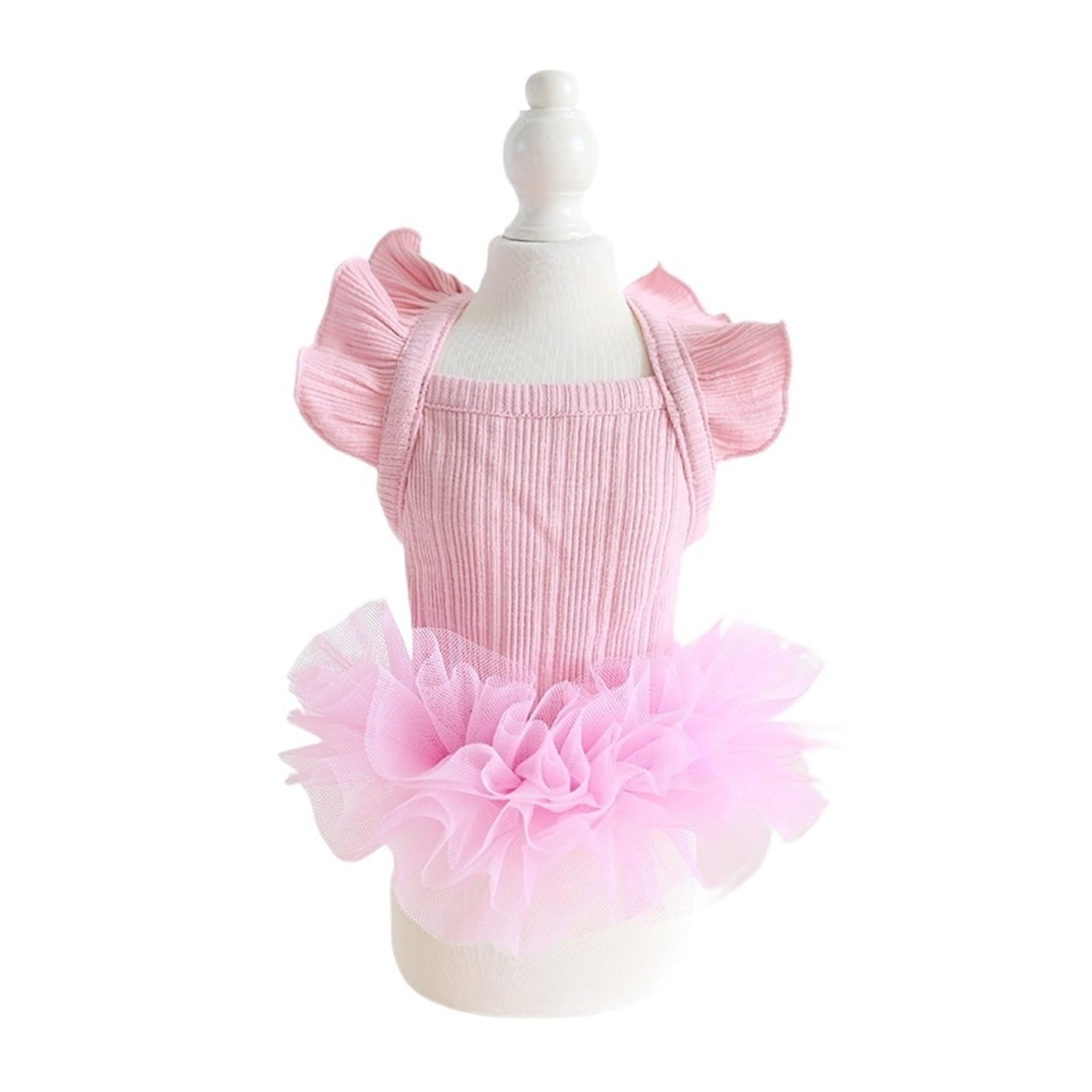 Robe d'épissure en maille respirante avec jupe bouffante animaux