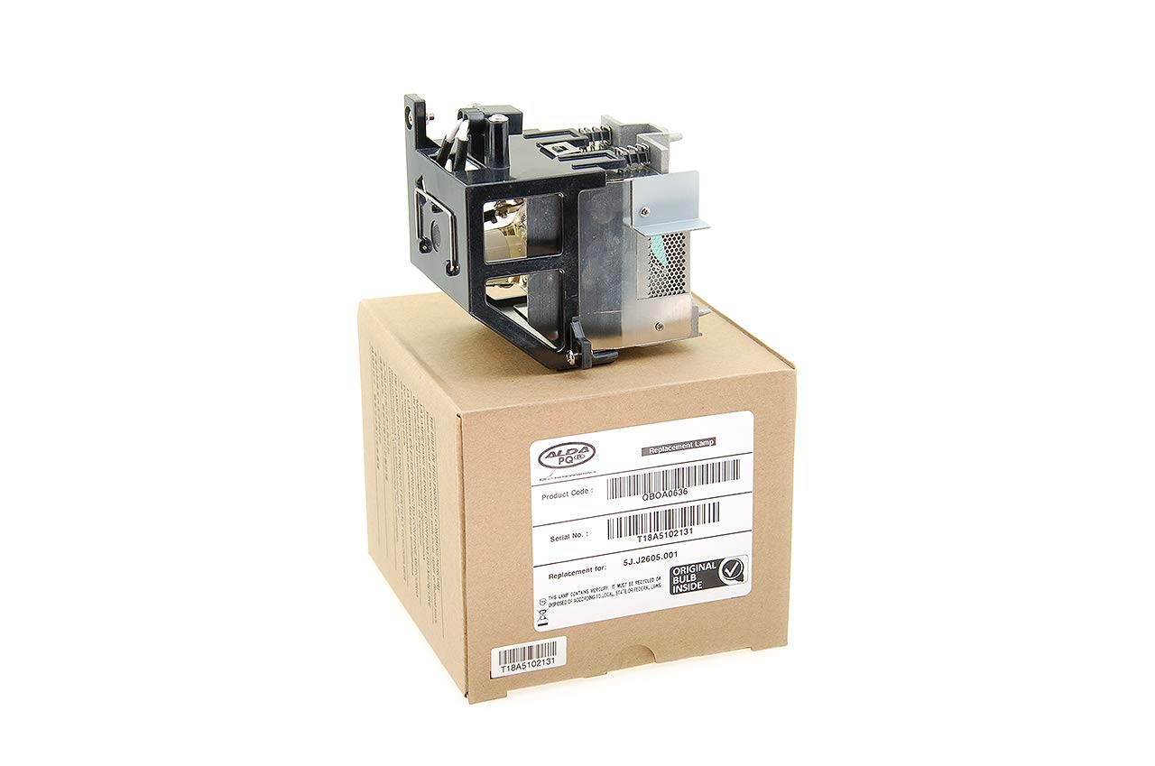 Alda PQ Professional Lampada Di Ricambio Per Proiettori, Compatibile Con BENQ W1110 E W2000, Alta Luminosità E Durata, Per Home Cinema E Uso Professionale