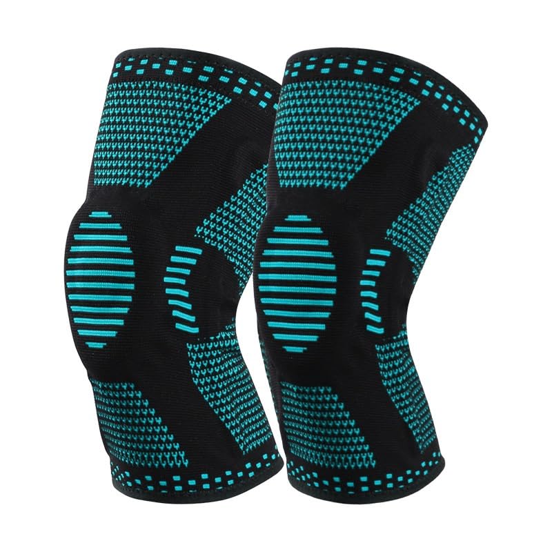 Woven Elastic Knee Pads Sports Outdoor Fitness Running Sleeves Protective Gear