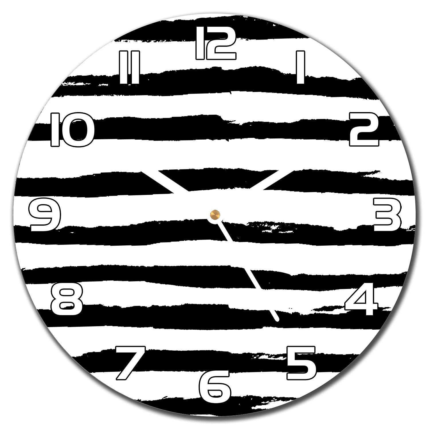 Horloge en verre cassable évitée grâce au verre de sécurité Coloray 30 cm