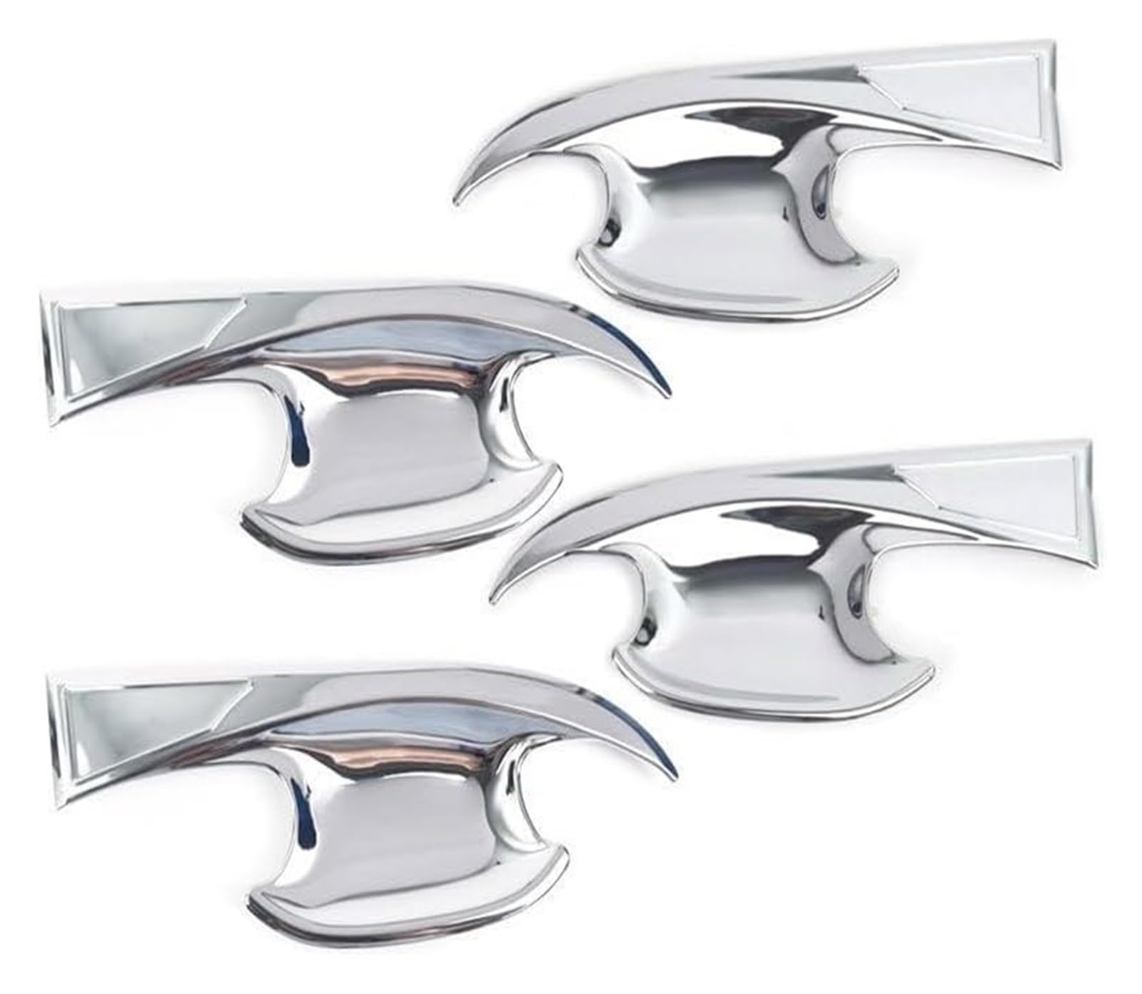 QWQTHGS Car Exterior Door Handle Cap for Hyundai for Tucson 2022 2021 Door Handle Cover Protection Chrome Exterior Bowl Trim Sticker Car Styling Accessories(Door Bowl)