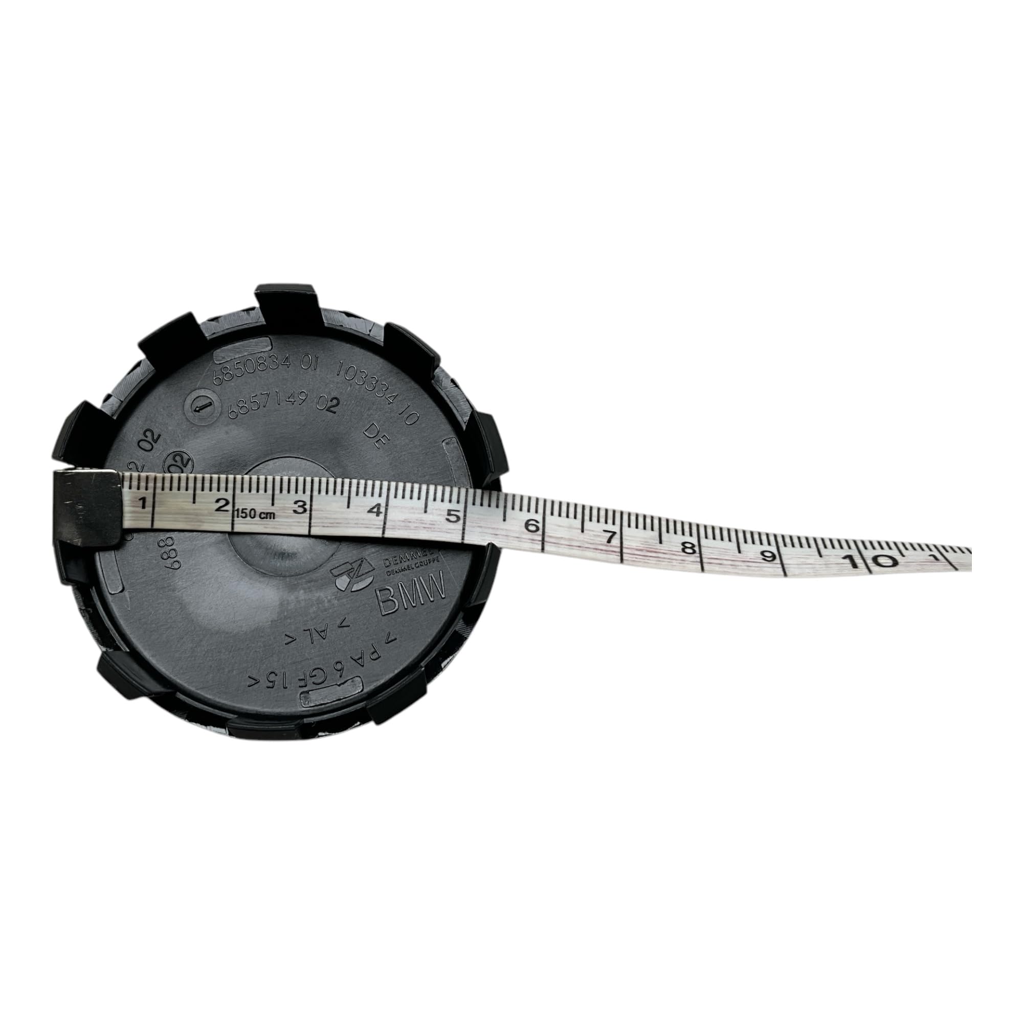 Cache-moyeux RHINOTUNING - Lot De 4 - 5 Pattes - Poli Argenté - 7.6cm De Diamètre - Pour Remorques, Camping-cars