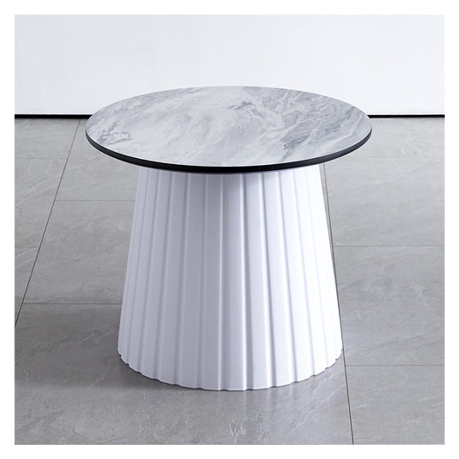 Coffee Desk Round White Coffee Table Living Room Furniture Bedroom Furniture Color White Size 70 36cm White 70