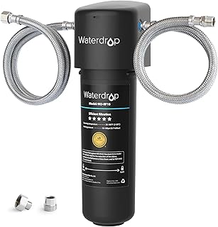 Waterdrop 10UA Under Sink Water Filter System, Reduces PFAS, PFOA/PFOS, Lead, Chlorine, Bad Taste & Odor, Under Counter Wa...