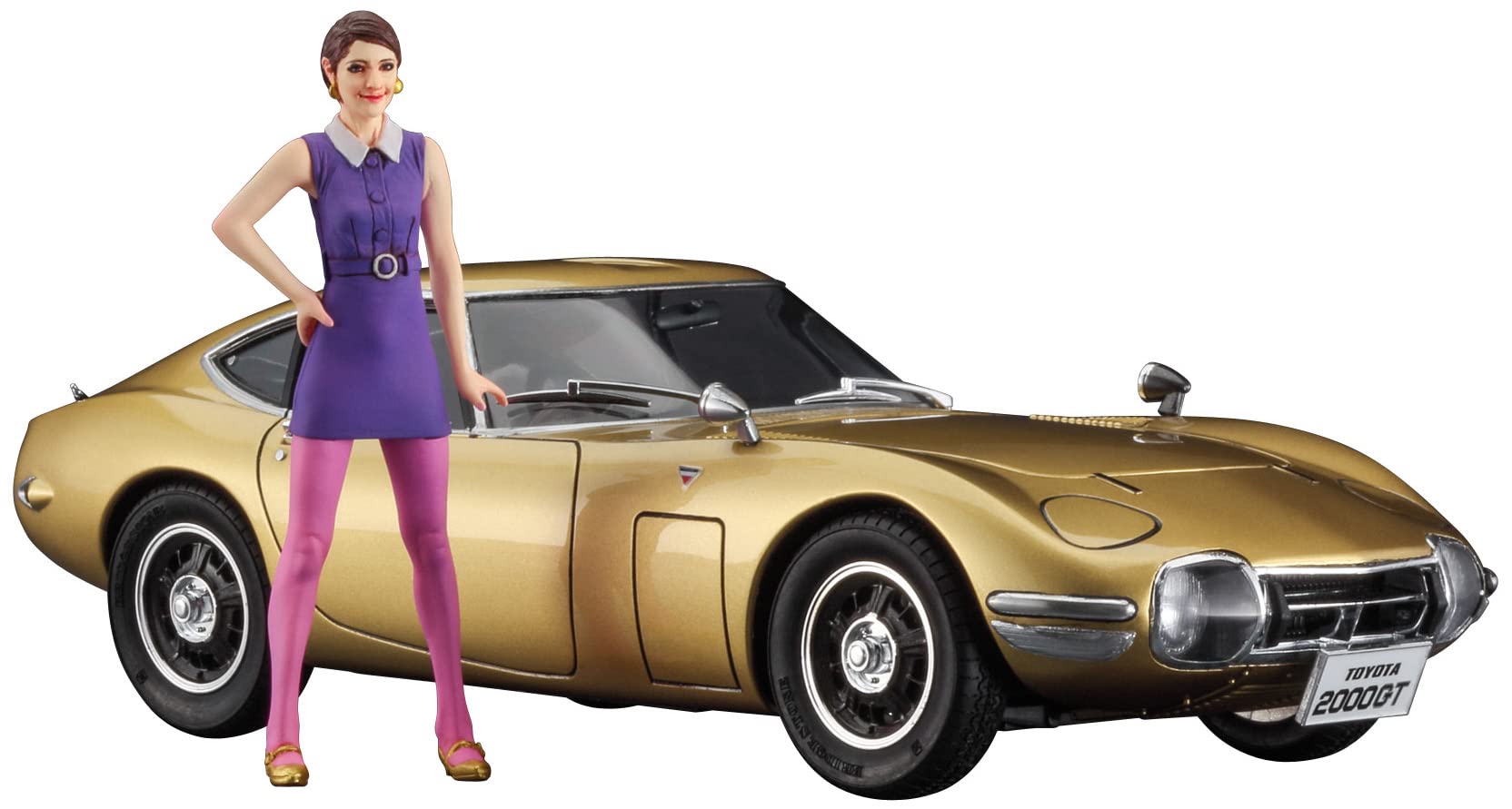 Amazon | ハセガワ 1/24 トヨタ 2000GT ゴールド w/60