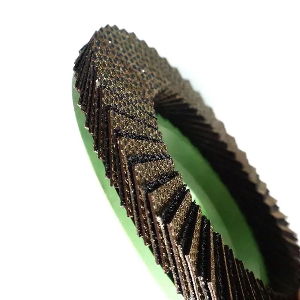 115MM Flap Wheel for Metal Electroplated Flap Grinding Disc for Concrete Flap Grinding Pad for Marble Flap Disc for Granite(200_1PC_115MM)