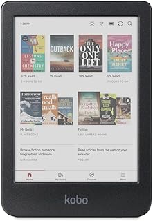 Kobo Clara Colour | Colour eReader | 6” Glare-Free Colour E Ink Kaleido™ 3 Display | Dark Mode Option | Waterproof | Audio...