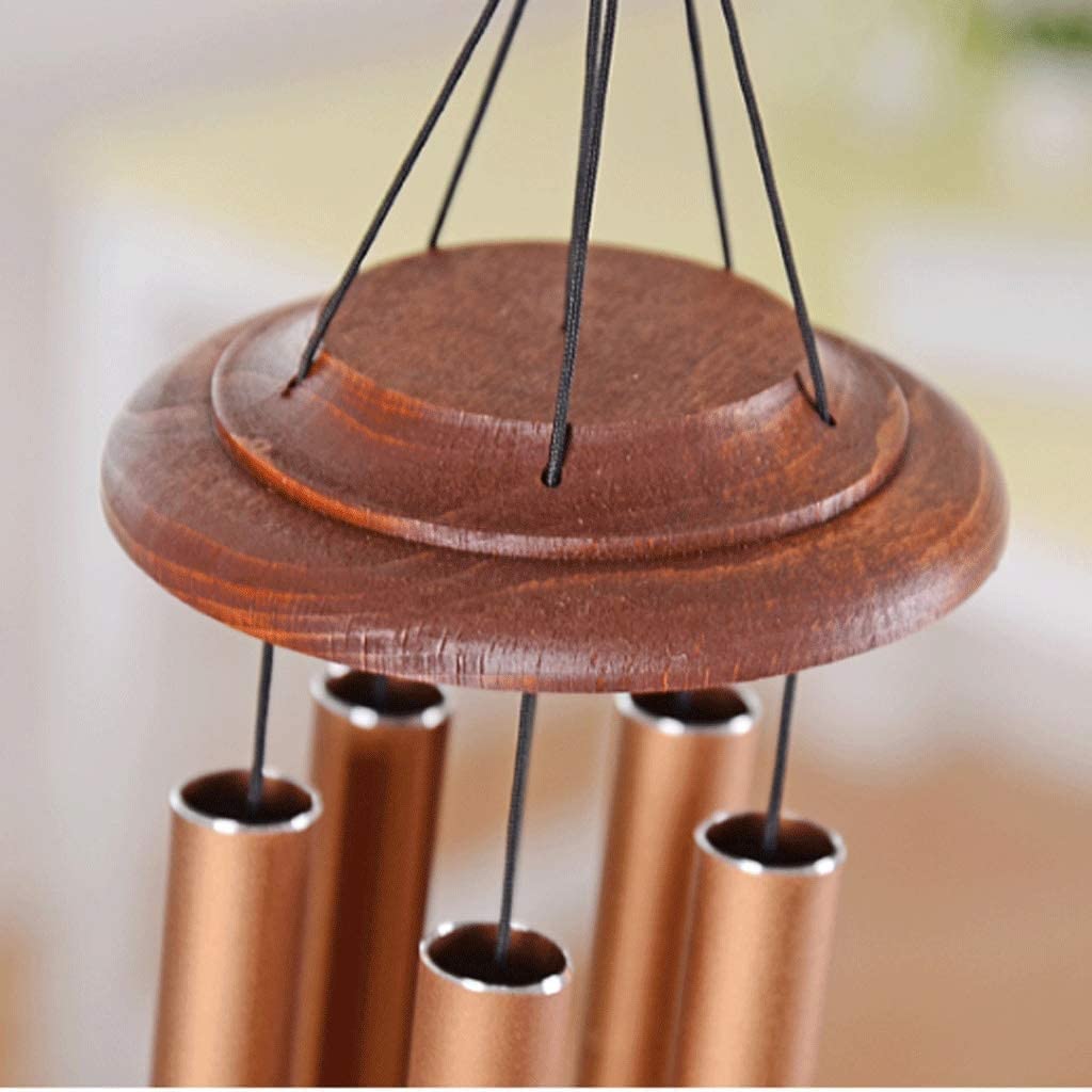 Carillon a Vent pour Maison 5 Tubes En Alliage Carillon Éolien Cloches Windbell Porte Tenture Murale Décor À La Fois Dans Le Jardin, La Cour, La Terrasse, La Décoration De La Maison Décoration Intérie