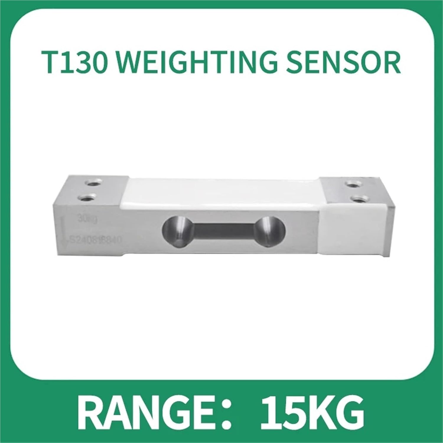 1pc T130 Single Point Weighing Sensor: Precision Load Cell for Electronic Scales, Industrial Automation(15KG)