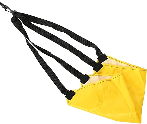 Miniatura 1 de VGEBY Paracaídas de natación, 18 x 18 pulgadas, cinturón de entrenamiento de paracaídas de natación, cinturón de entrenamiento de fuerza, arnés de
