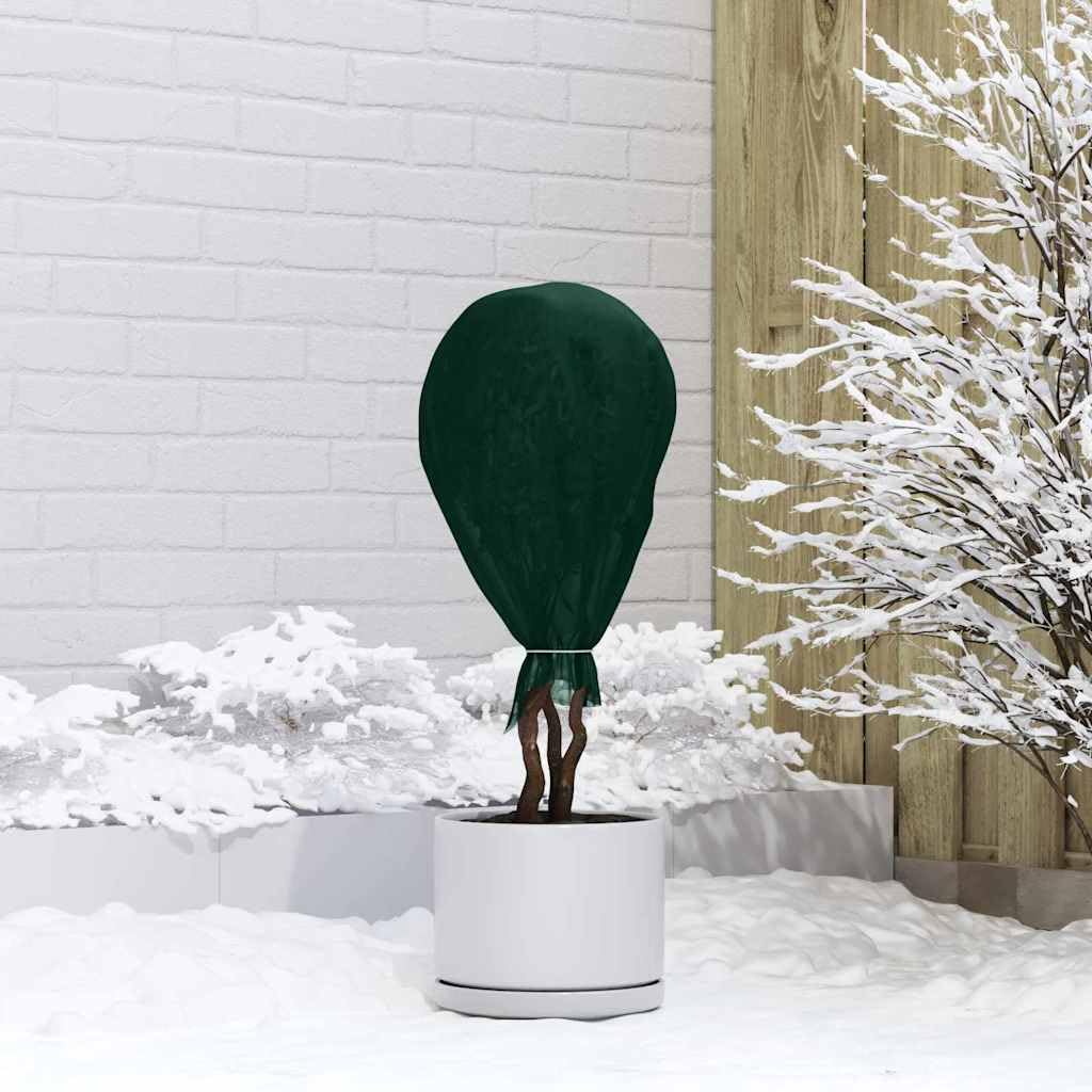 Protezione invernale per piante, tessuto non tessuto, verde, 20 x 1,6 m, resistente ai raggi UV, riutilizzabile, accessorio per la cura del giardino, per aiuola, balcone, terrazza, protezione