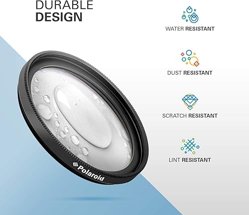 Miniatura 7 de Polaroid Optics - Juego de filtros de 3 piezas de 1.594 in [UV, CPL, densidad neutra] incluye funda de transporte de nailon, compatible con todos