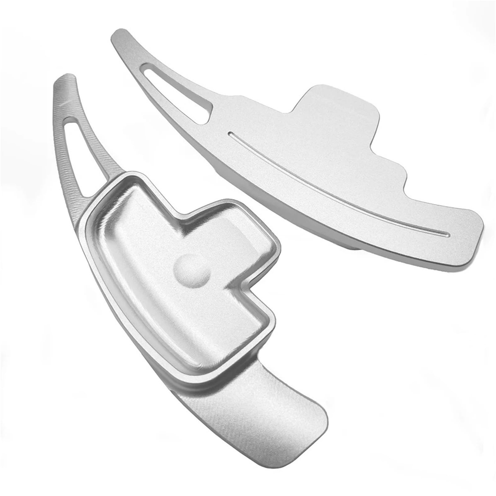 YAKISA Paddles Shift for Benz W212 S212 C207 A207 X164 W221 R171 W251 W164 MB W204 X204 R230 Paddle Shifter Extension Car Sticker Paddle Shifter(Silver)