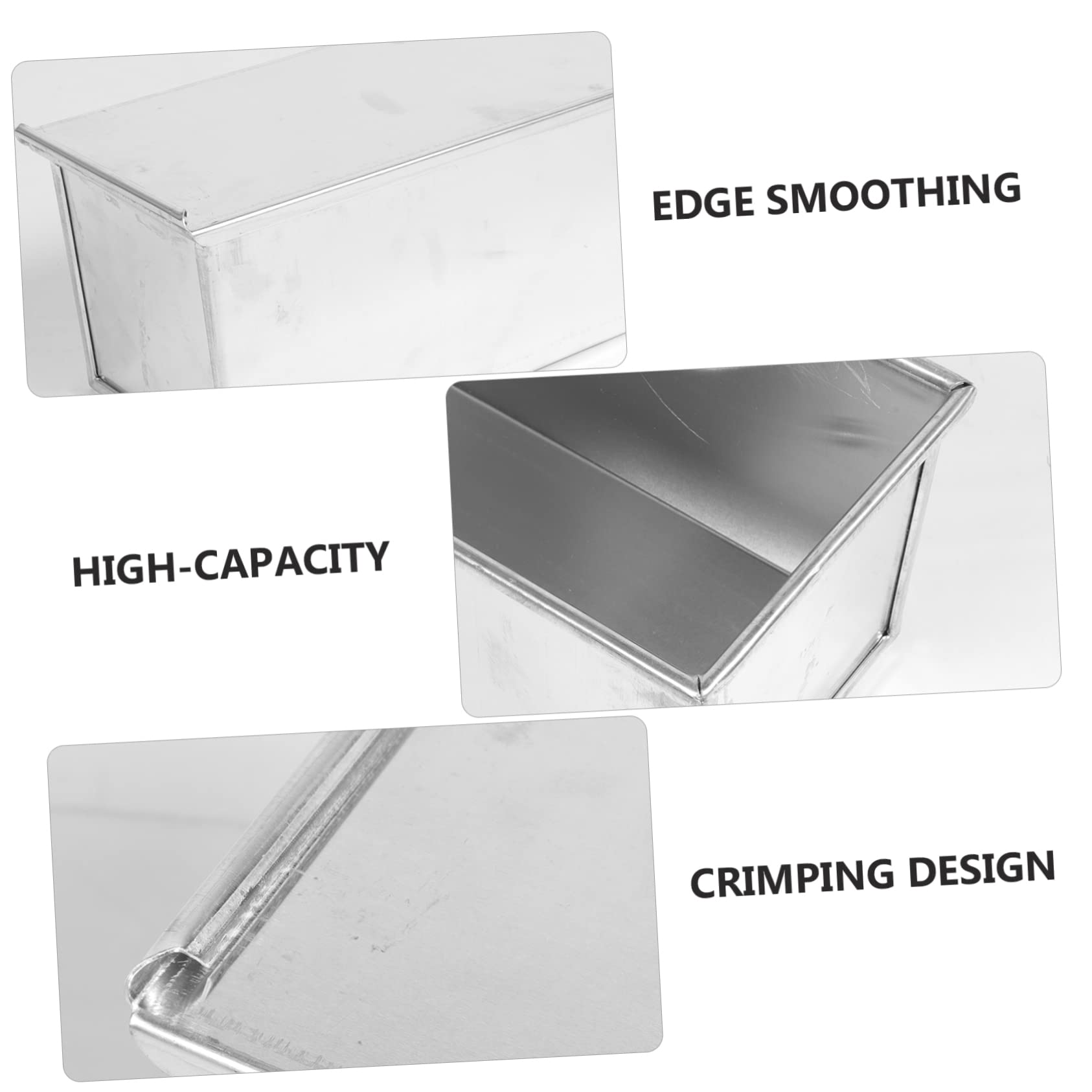 Molde Fácil de Limpiar, Adecuado para Hornear Pan y Pasteles con Tapa de Aleación de Aluminio Antiadherente para Tostadas en Casa o Restaurante