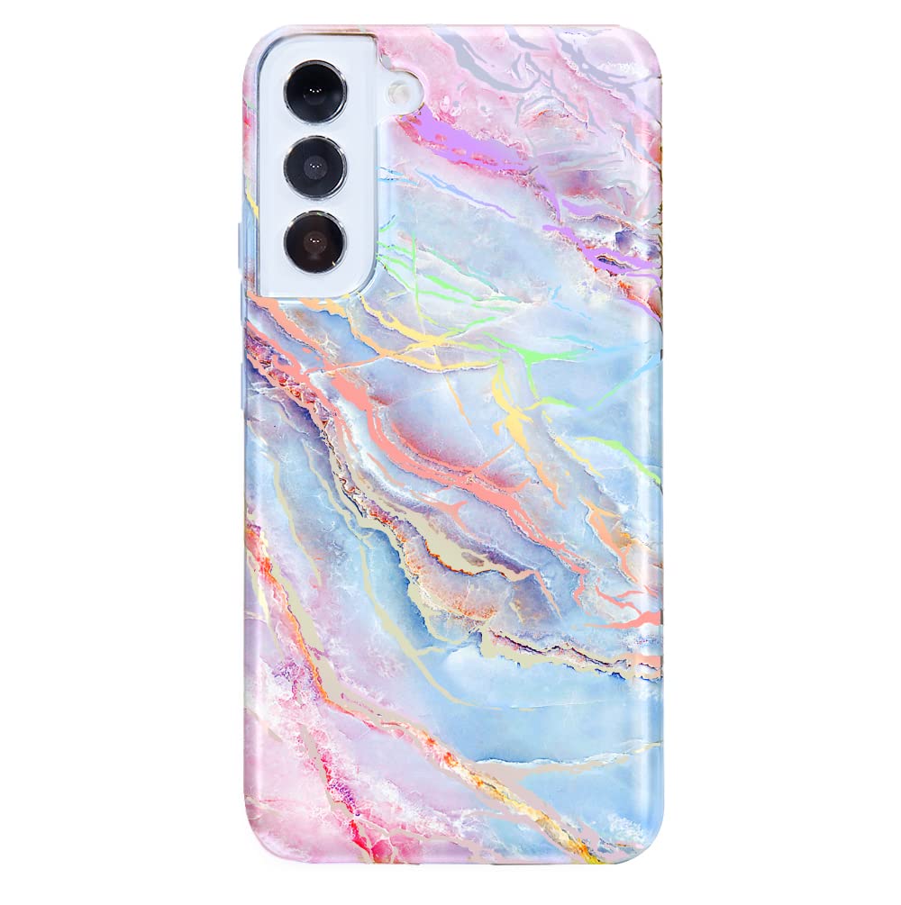 VELVET CAVIAR Compatible with Samsung Galaxy S22 Plus Case for Women [8ft Drop Tested] w/Microfiber Lining - Cute Protective Phone Cases - Holographic Blue Marble