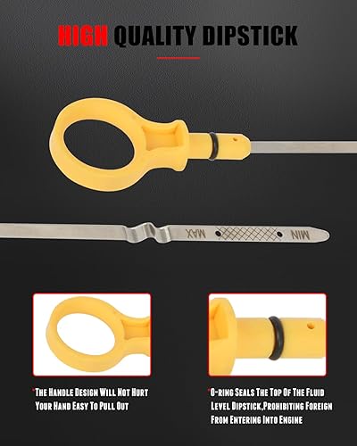 Miniatura 158 de CCIYU L3G6-10-450F - Varilla de aceite de motor de repuesto para Mazda 3 2012-2015 para Mazda 5 2011-2013 para Mazda 6 2010-2012 para Mazda CX-7 Dip