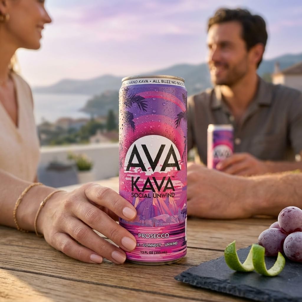 Amazon.com : AVA Kava | Alcohol-Free Relaxation Drink | Prosecco