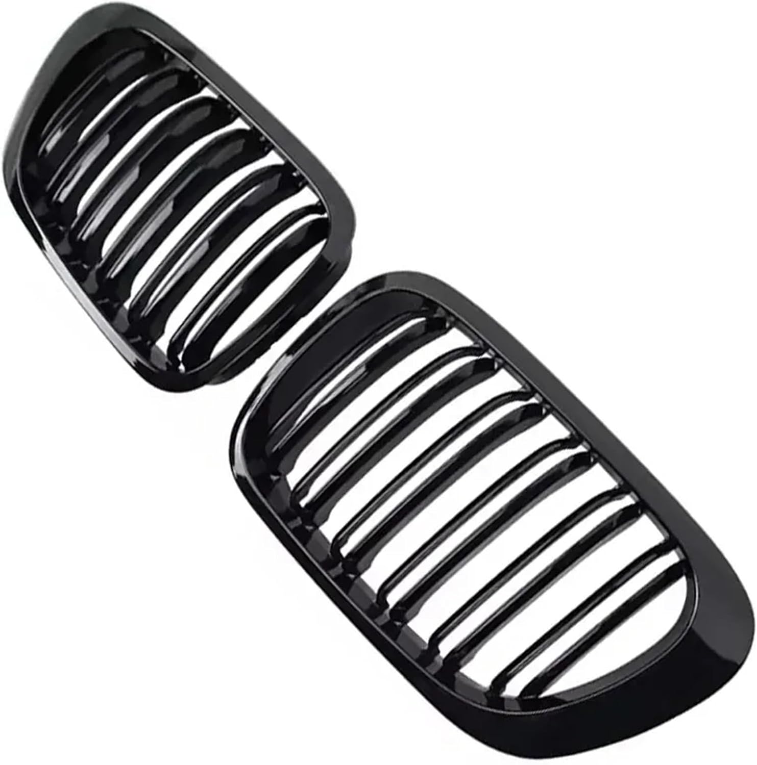 Car Front Bumper Kidney Grill GrilleRacing Grills Gloss Black Grilles Compatible with BMW 3 Series E46 4-Door 4D 4DR 1998-2001 Accessories