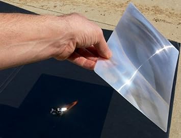 8.3" x 11.75" LARGE 3X Fresnel Lens FULL PAGE Magnifier -- Solar Oven/DIY Projection TV PLANS 1 pack PREMIUM GRADE Large Lens