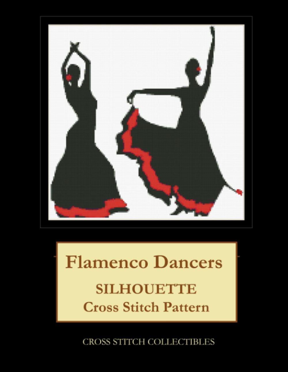 Flamenco Dancers: Silhouette Cross Stitch Pattern