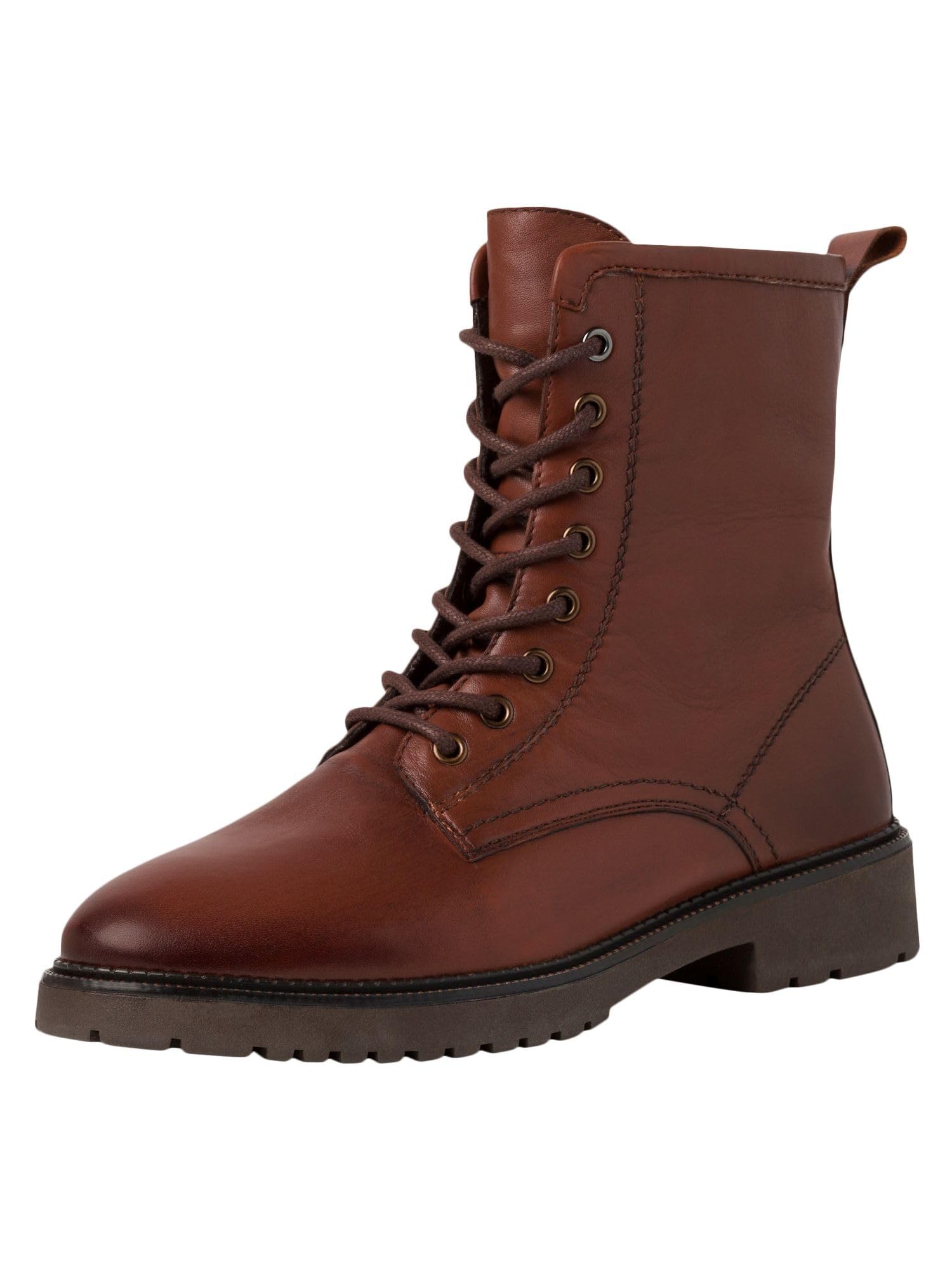 MARCO TOZZI Women Laced Bootie 2-25214-43 Fashion Boot, Cognac, 9 UK