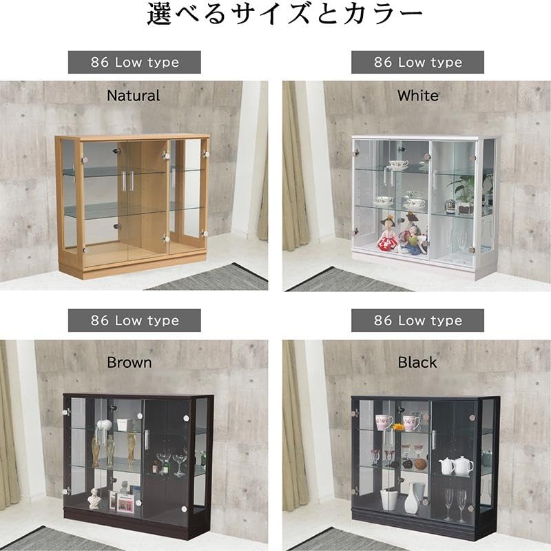Amazon.co.jp: コレクション ケース ロータイプ 収納 ラック ケース