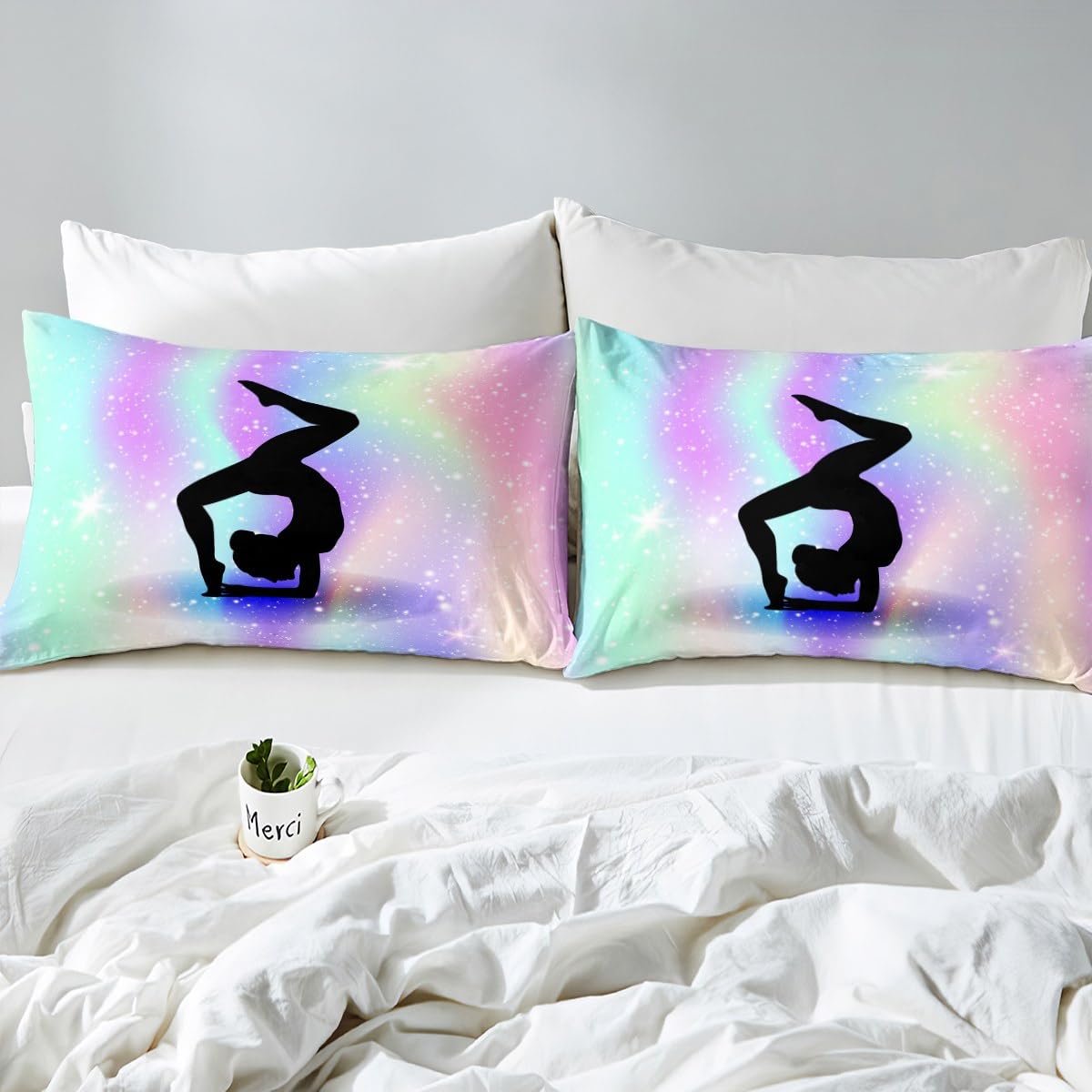 Set di biancheria da letto con pianeti per bambini, ragazzi, ragazze, universo pianeta, costellazione, cielo stellato, 4 pezzi, king size