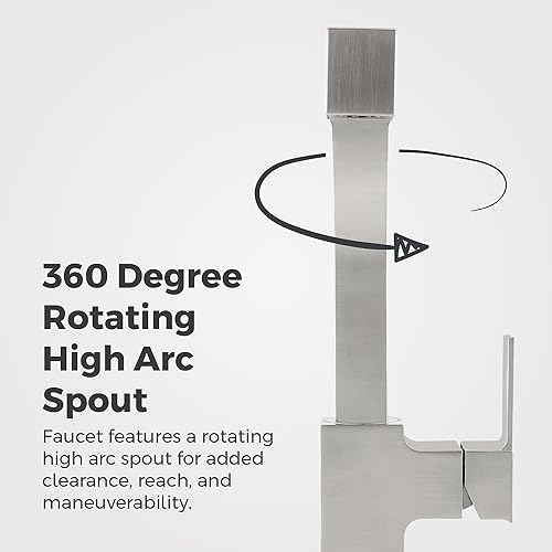 Miniatura 9 de PfisterLG534-LPMS ARKITEK COCINA DE COCINA DE COCINA CON PUSILIO DE PUENTE ACERO INOXIDABLE