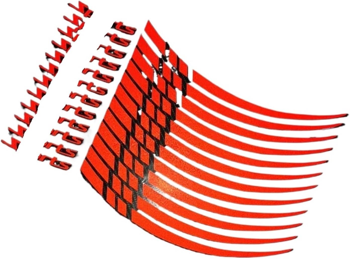 Stripe Tape Motorcycle Bicycle Wheel Rim Stripe Wheel Decal Tape Sticker 18-21 Inch Sport Car Wheel Decoration Stickers Reflective Hub Decal