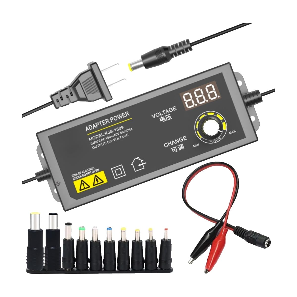 Adaptador de Corriente 3-24V4A 90W 10 Puntas Clip