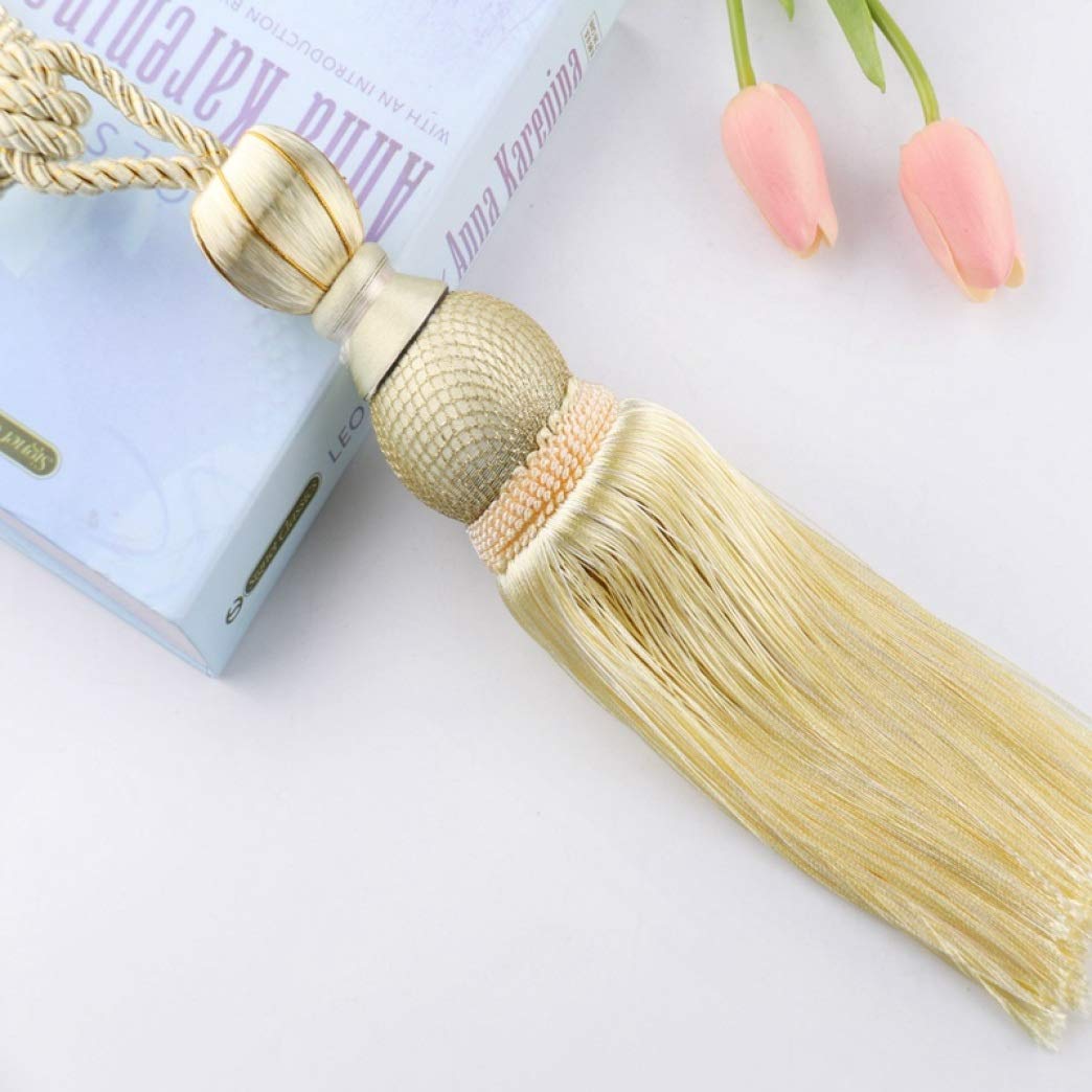 NOMIMAS 1 Pair Curtain Accessories for Living Room Braided Curtain Buckles Europe Style Curtains Tieback Holder Clip