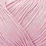 100% Baumwolle (Ägyptische Maco Baumwolle) - 50g Wolle als Knäuel, Lauflänge 105 m, Nadelstärke 3,5-4,5 Verbrauch 550g für einen Pullover in Größe 40, Strickwolle geeignet zum Wolle zum Stricken und Häkeln
