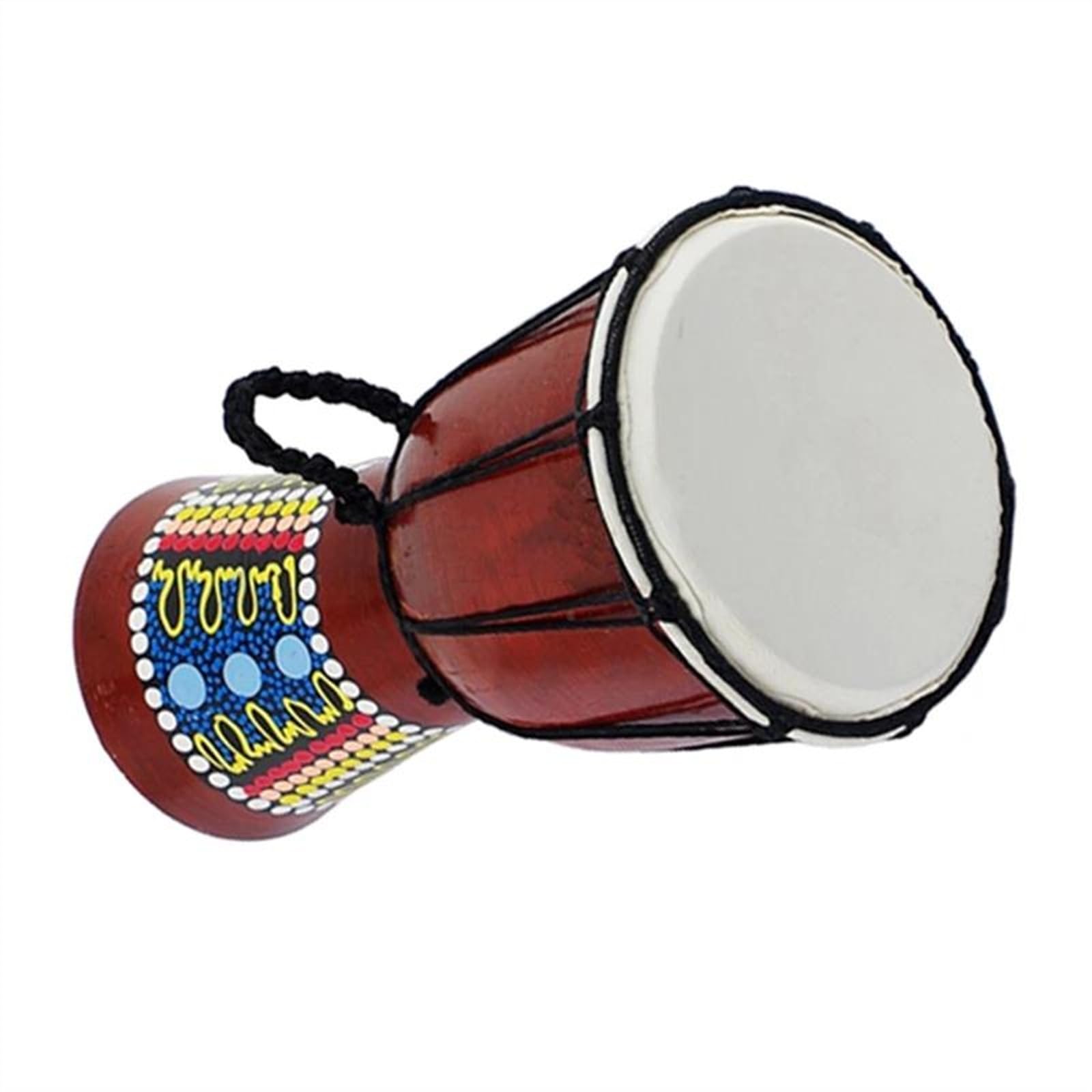 5-calowy Afrykański Bęben Djembe Bęben Ręczny Dobry Dźwięk Instrumentu Perkusyjnego Instrument Muzyczny Bęben Afrykański Djembe dla Początkujących