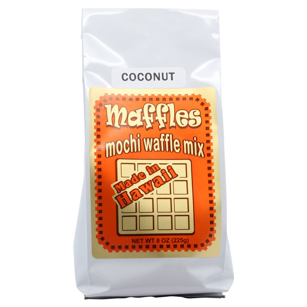 Maffles Mochi Waffles Mix 8oz Coconut (Imported from Hawaii)