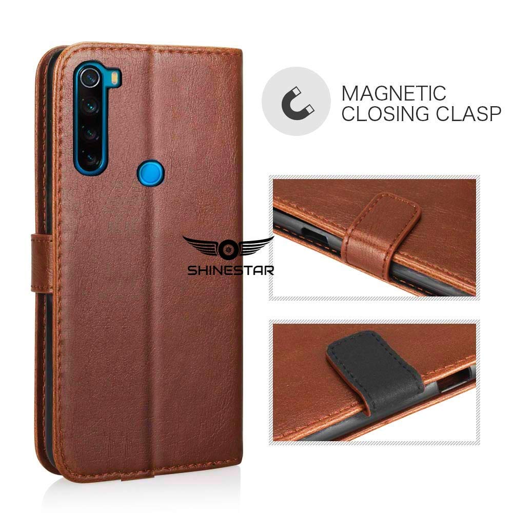 Shinestar Redmi Note Flip Back Cover Pu Leather Flip