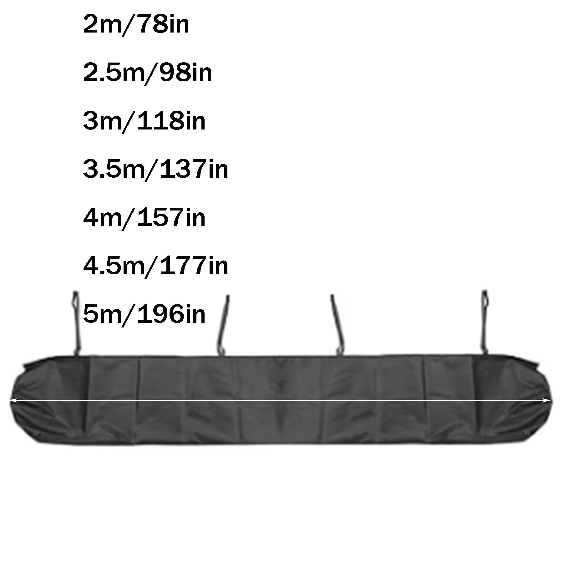 Housse de protection Oxford imperméable et résistante aux intempéries pour auvent extérieur terrasse terrasse terrasse couverture de stockage en hiver