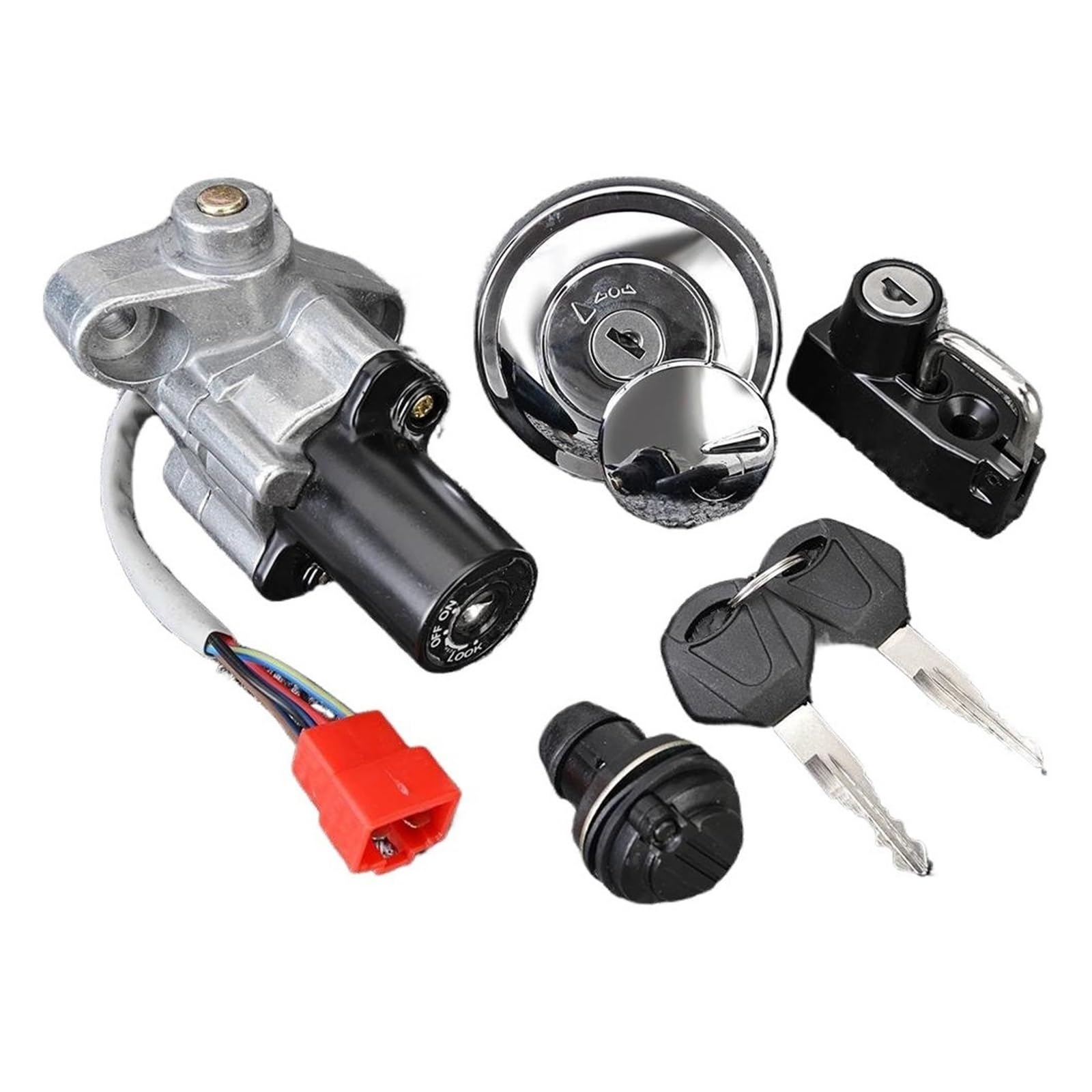 Tapa combustible Yamaha XVS650AT Drag Star Silverado kit de llave 8