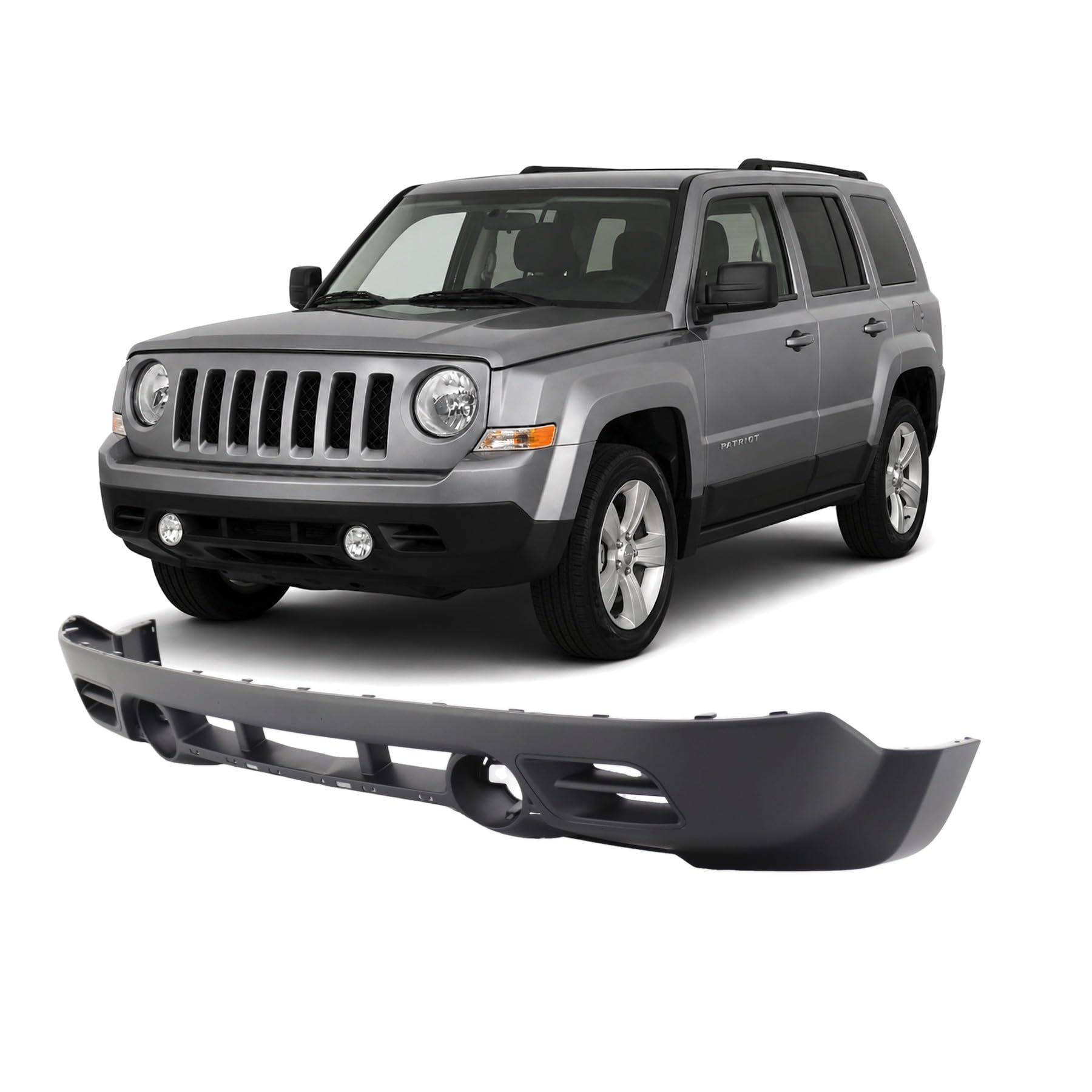 FitParts Compatible with Jeep Patriot 2011–2017 Front Lower Bumper Cover