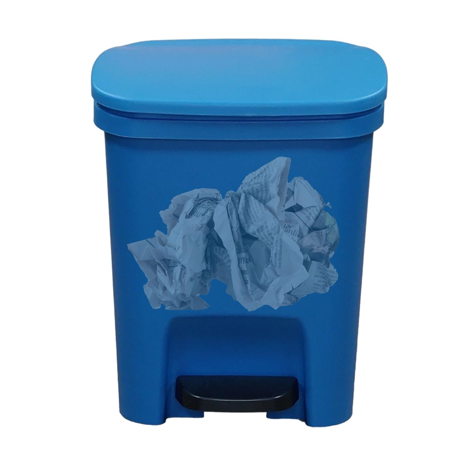 Cichy kosz na śmieci 24 l z pedałem – smukły profil, idealny do domu, antypoślizgowa konstrukcja, ułatwiająca zarządzanie odpadami w kuchni i biurze