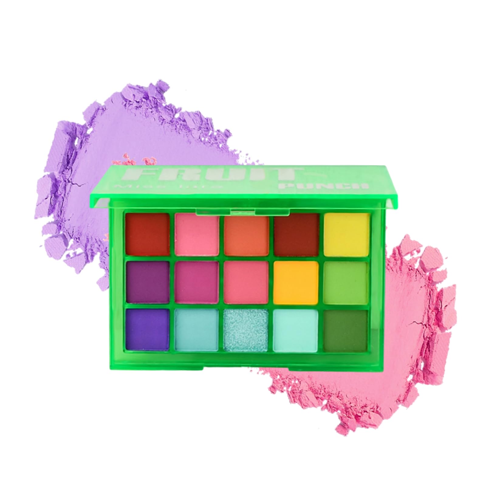 15 Colores Paleta de Sombras de Ojos, Paleta de Maquillaje de Ojos Multicolor, Paletas de Maquillaje de Larga Duración, Eyeshadow Palette Coloridas, Sombra de Ojos Brillantes y Mate, Makeup Palette